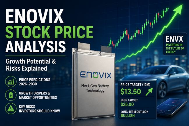 enovix stock price